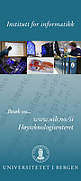 85x200cm Roll-Up Poster for Dept. of Informatics